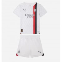 Camiseta AC Milan Malick Thiaw #28 Visitante Equipación para niños 2024-25 manga corta (+ pantalones cortos)